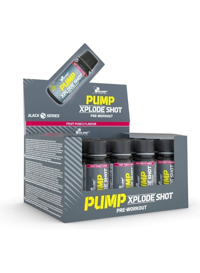 OLIMP SPORT NUTRITION PUMP XPLODE SHOT PRE WORKOUT FRUIT PUNCH 9 SHOT