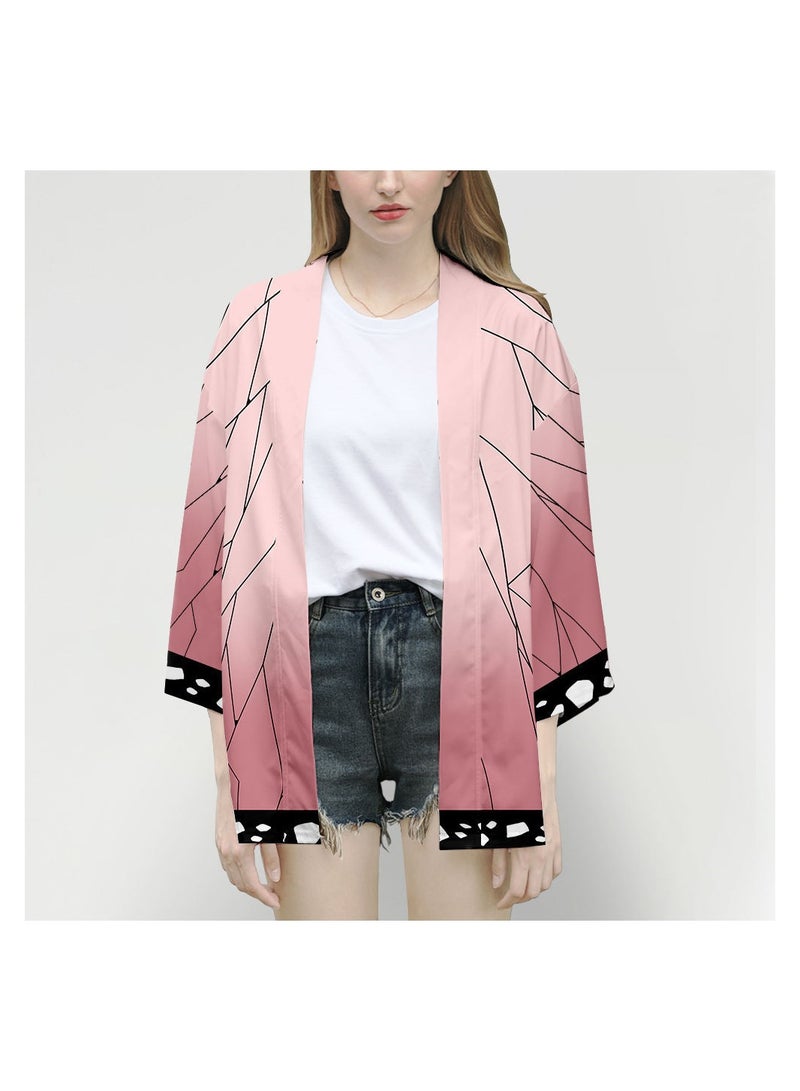 Loquat New Hot Selling Trend Surrounding Charcoal Charcoal 3D Printed Cloak - Image 1