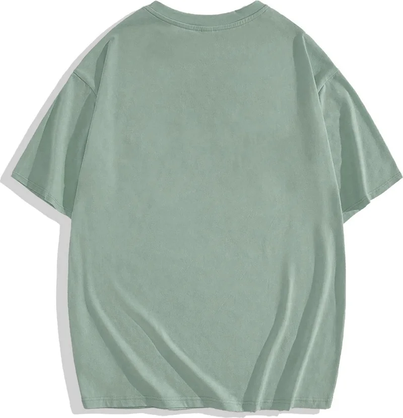 BRZ Collection Unisex Oversize Basic T-Shirt Gray Stone Color