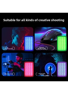 General LED Full Color RGB Mobile Phone Fill Light Mini Portable Internet Celebrity Selfie Shooting Live Beauty Pocket Light-Specifications:Gz666 Three-color Light  - Image 4