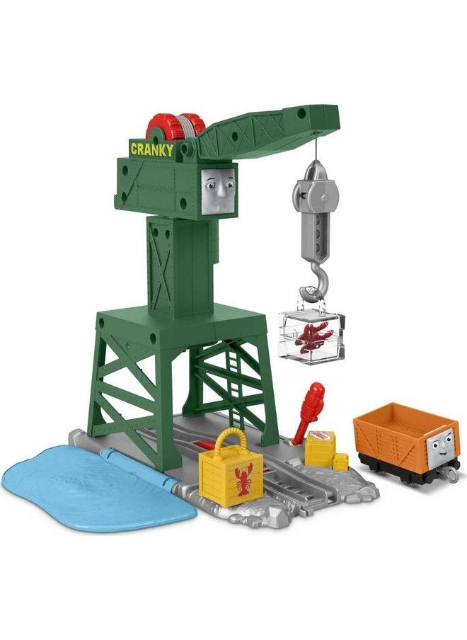 THOMAS & FRIENDS Cranky The Crane Playset For Preschool Kids Ages 3 Years And Older  - Image 1
