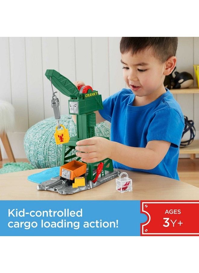 THOMAS & FRIENDS Cranky The Crane Playset For Preschool Kids Ages 3 Years And Older  - Image 3