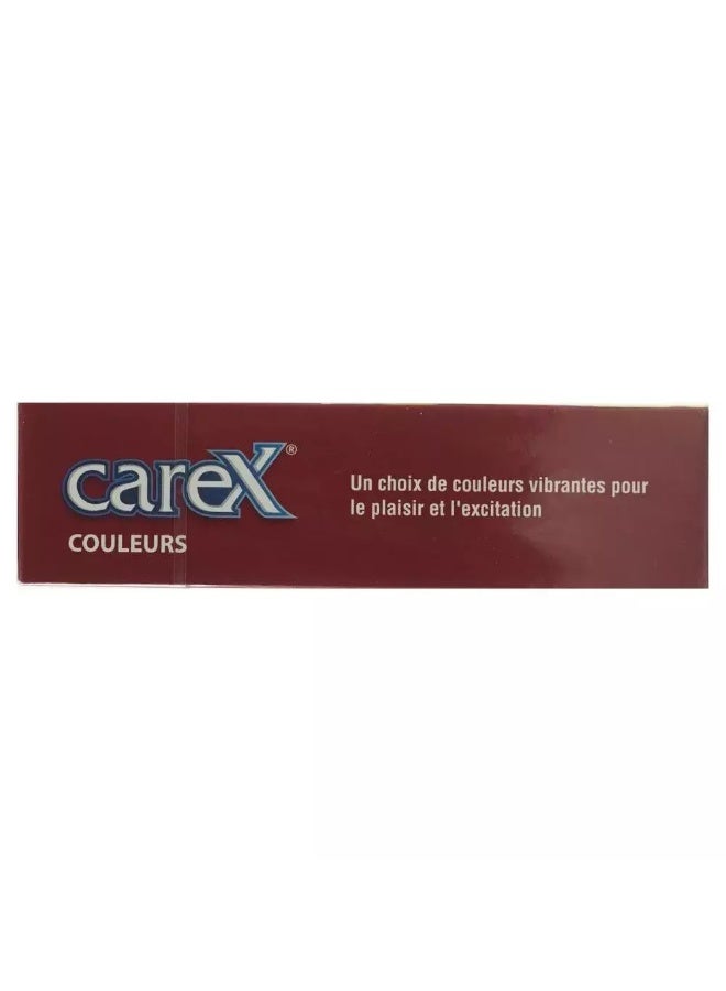 Carex Colours Condoms, Length 160mm- Pack of 12 - Image 2