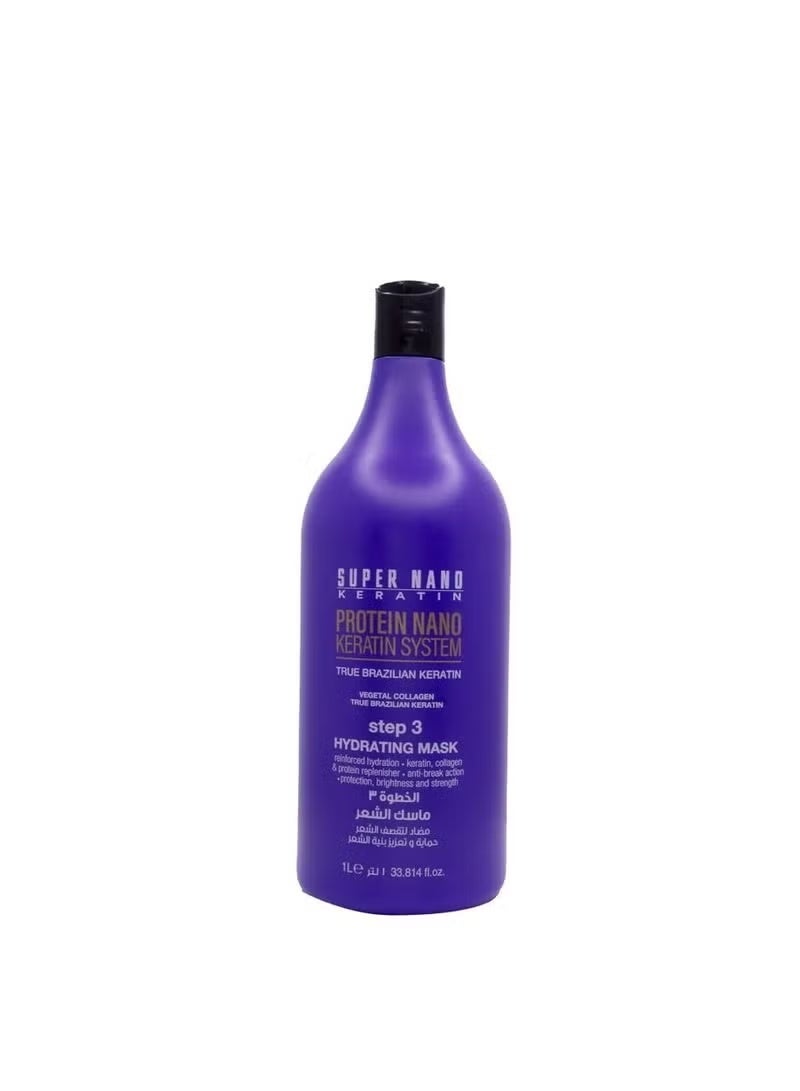 SUPER NANO KERATIN Protein Nano Keratin System 3x1000ML - Image 4
