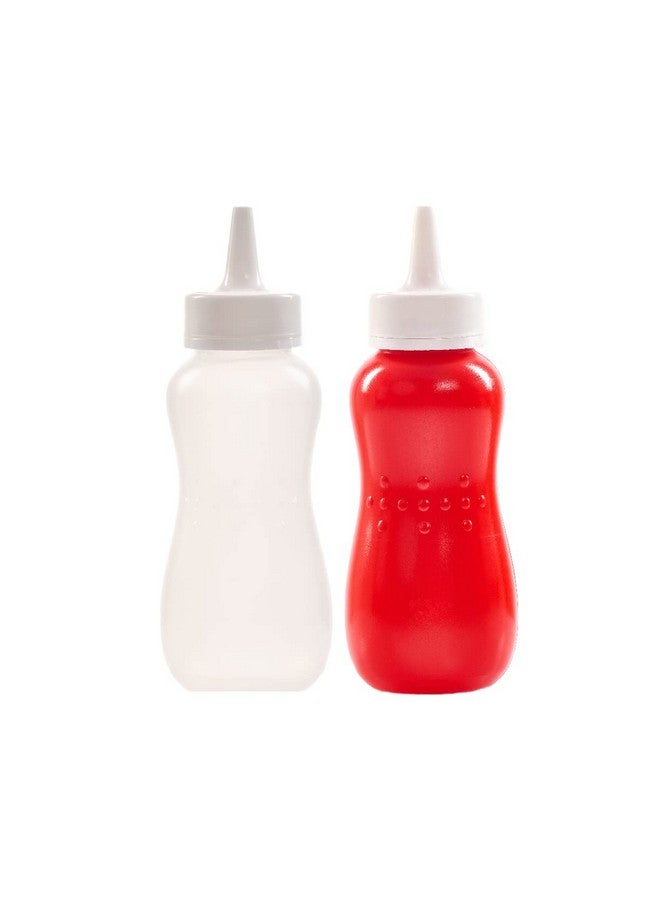 Gluman Plastic Squeezy Sauce Bottle For Clean & Mess-Free Dispensing | 100% Food Grade | Dishwasher Safe | Freezer Safe | Ergonomically Designed | Reusable (750 Ml) (Multicolour), 750 milliliter