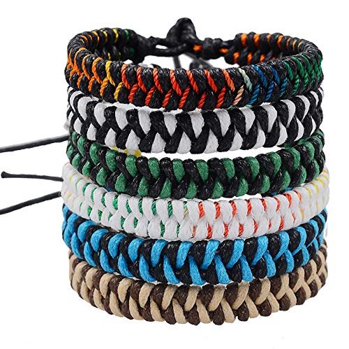 Jeka Valentines Day Gifts for Teens Teenagers, Friendship Bracelets Bulk Men Cool Wrist Bracelet for Gift Rakhi for Brother Graduation Gifts for Him Bracelets - Image 1