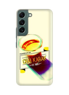 Stylizedd Case for Samsung Galaxy S22+ 5G Slim Snap Classic Series Shield Matte Finish Print - Chai Karak  - Image 1