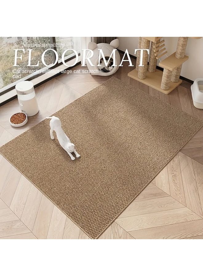 سجادة الخدش للقطط بلون الجمل 23.62 × 35.43 بوصة - واقي أرضي متين وسهل التنظيف - Image 1