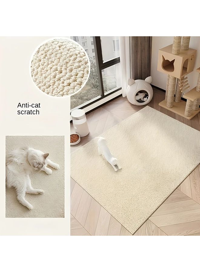 سجادة الخدش للقطط بلون الجمل 23.62 × 35.43 بوصة - واقي أرضي متين وسهل التنظيف - Image 2