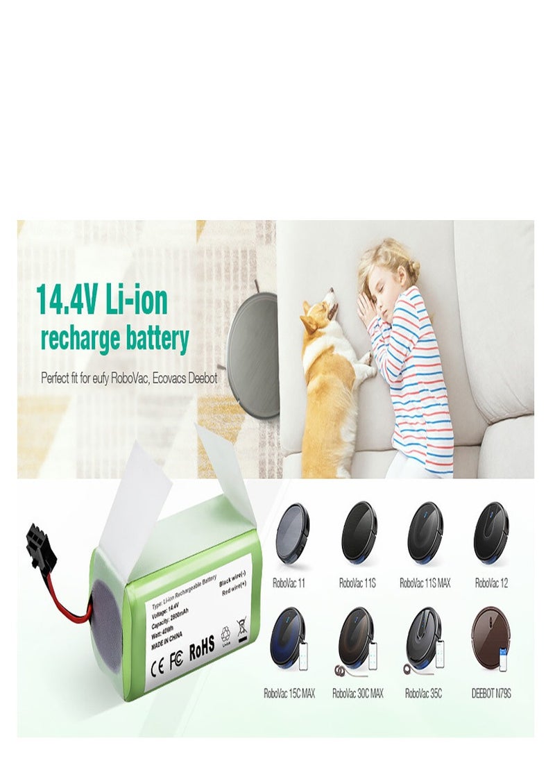 Generic - Replacement Battery Compatible With Robovac (2800mAh) - Image 1