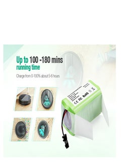ماركة غير محددة بطارية بديلة متوافقة مع روبوفاك (2800 مللي أمبير)  - Image 4