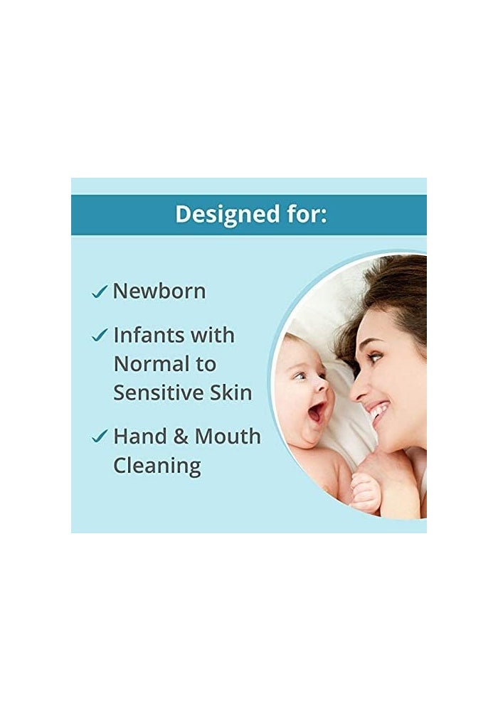 Mother Sparsh 99% Pure Water Unscented Baby Wipes - Pack of 5 (72 Wipes Each) - Image 5