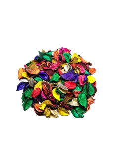 Promote Promote Potpourri Unscented Multi Dry Leaves with 5 pcs 3inch DIY Craft Wood Ball Multicolour Leaf for Decoration Art and Craft 50 g  - Image 2