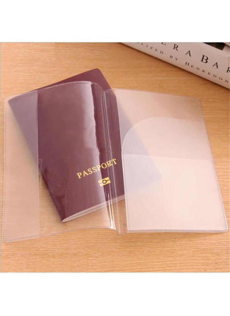 Meetion 5Pcs Travel Waterproof Dirt Passport Holder Cover Wallet Transparent PVC ID Card Holders Business Credit Card Holder Case Pouch  - Image 5