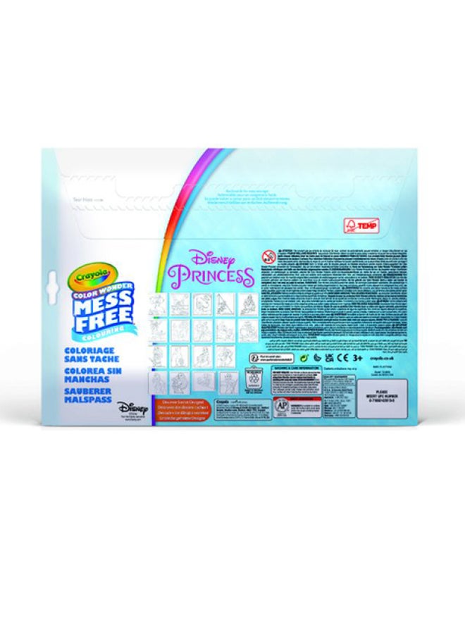 Crayola مجموعة كولور ووندر كتاب تلوين أميرات ديزني مع 4 أقلام تلوين  - Image 2
