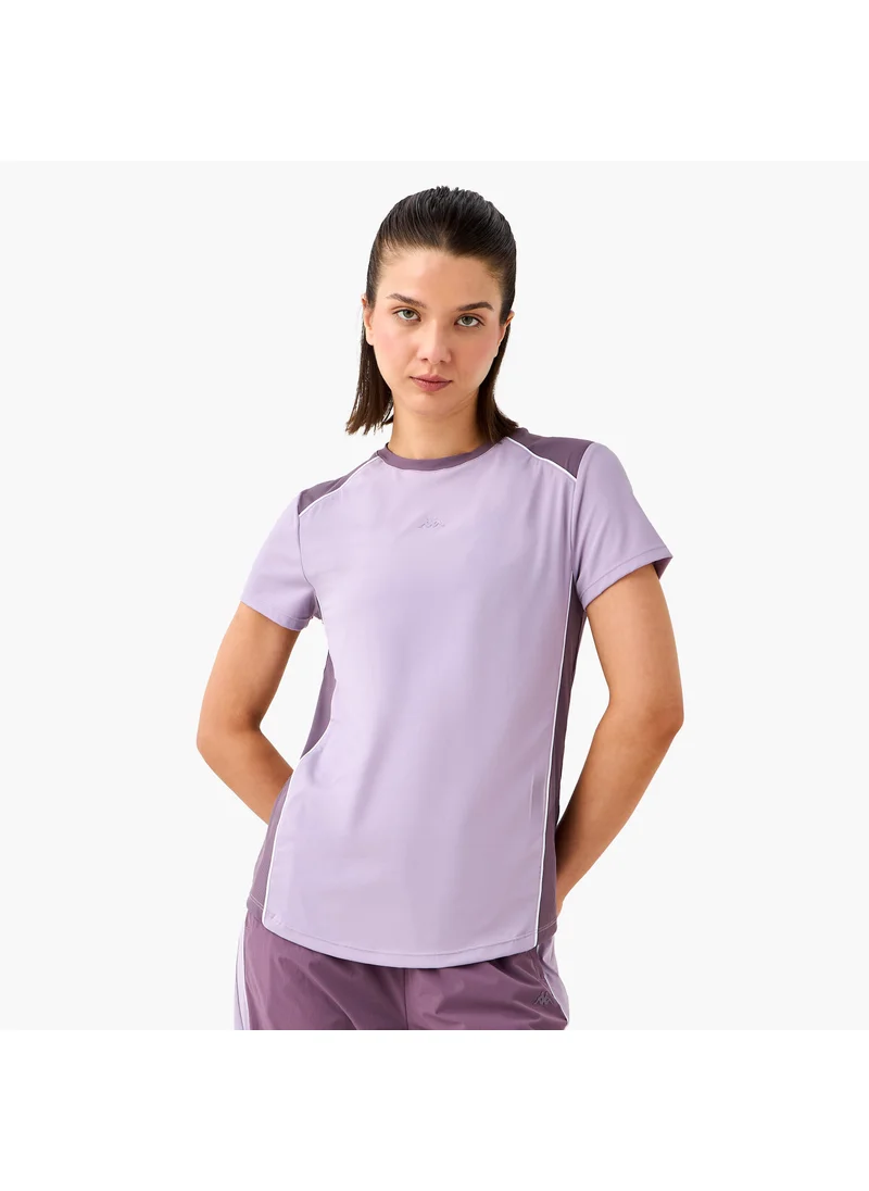 كابا Kappa Colourblock Crew Neck T-shirt