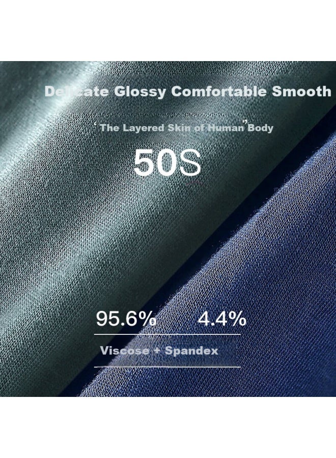 Septwolves Men's Underwear Men's Ice Silk Graphene Technology 7a Antibacterial Square Pants Seamless Fashion Men's Four Corners - Image 3