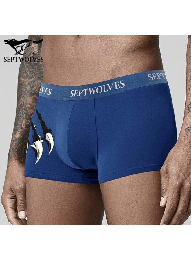 Septwolves Men's Underwear Men's Ice Silk Graphene Technology 7a Antibacterial Square Pants Seamless Fashion Men's Four Corners - Image 1