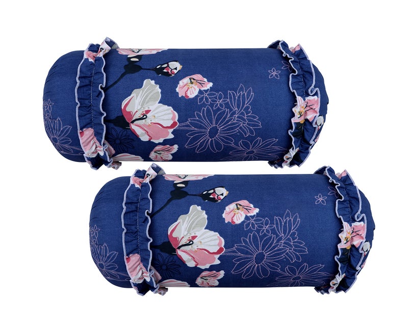 HSR Collection Cotton 220 TC Bolster Cover (Standard_Pale Blue) - Image 5