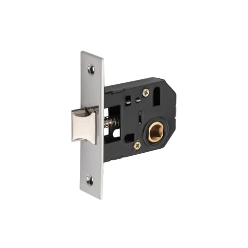 Sardar Luca Black Finish Door Lock for Main Door/Mortise Door Lock Set/Bedroom Door Lock/Handle Lock for Home/Office/Hotel (for Bathroom (No Keys)) - Image 4