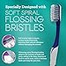 GuruNanda Gentle Giant Toothbrush with Dual Action Flossing Spiral Bristles, Non-Slip Ergo Dexa Grip, Helps in Teeth Whitening, BPA Free, (1 Count) - Image 3