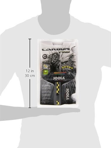 JOOLA جولا كربون برو مضرب تنس طاولة محترف - مضرب بتقنية كربون وود ومطاط جولا 4 يو الأحمر/الأسود - مضرب تنس طاولة مصمم للسرعة - Image 3