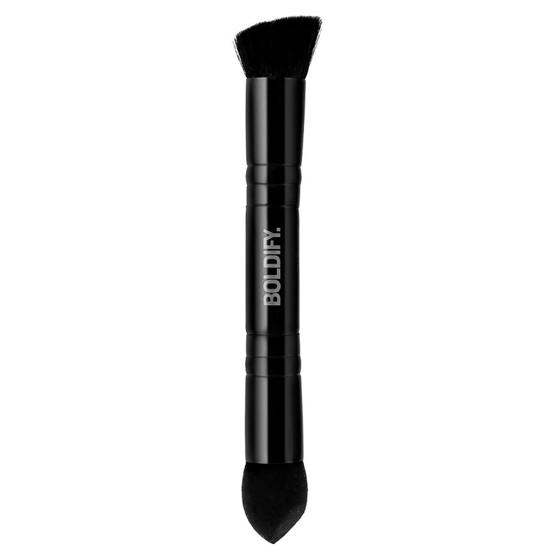 BOLDIFY DualEnded Hairline Powder Brush Precision Makeup Brush Set with Sponge Tip for Seamless Blending Ideal as a Concealer Brush Hair Contour Brush and Root Touch Up - Image 2