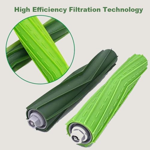 Mochenli Replacement Parts for iRobot Roomba i7 i7+ i3 i3+ i4 i4+ i6 i6+ i8 i8+ E5 E6 E7 &J7 J7+ Vacuum Cleaner, 2 Set Rubber Brushes, 8 HEPA Filters, 8 Side Brushes, 1 Clean Brush, 1 Screwdriver, 22 Pack - Image 5