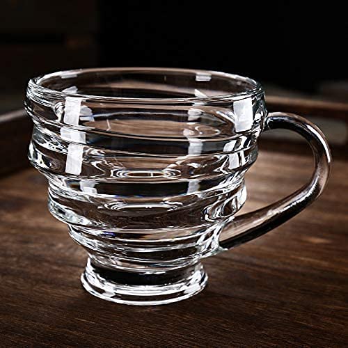 SEASPIRIT Glass Tea and Coffee Cup Cute Clear Transparent Tea Cups Glass 200 ml 2 - Image 4
