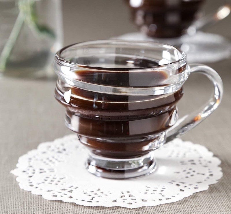 SEASPIRIT Glass Tea and Coffee Cup Cute Clear Transparent Tea Cups Glass 200 ml 2 - Image 5
