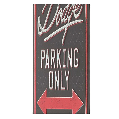 Open Road Brands Dodge Parking Only Embossed Metal Sign - Vintage Dodge Sign for Garage - All Others Will Be Scrapped - Image 4