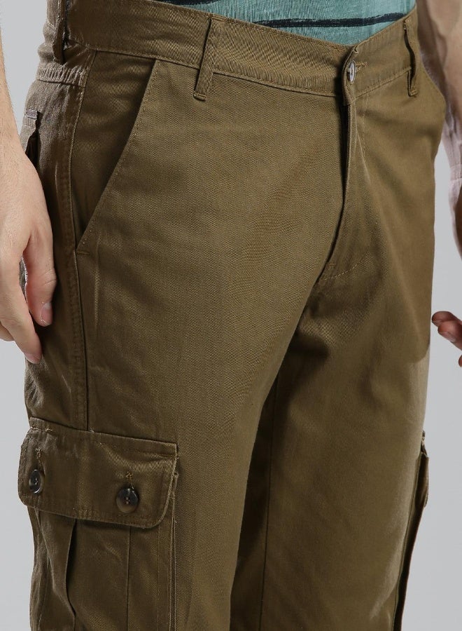 Hubberholme Men's Olive Green Trousers & Pants - Sleek and Versatile for All Occasions - Image 5