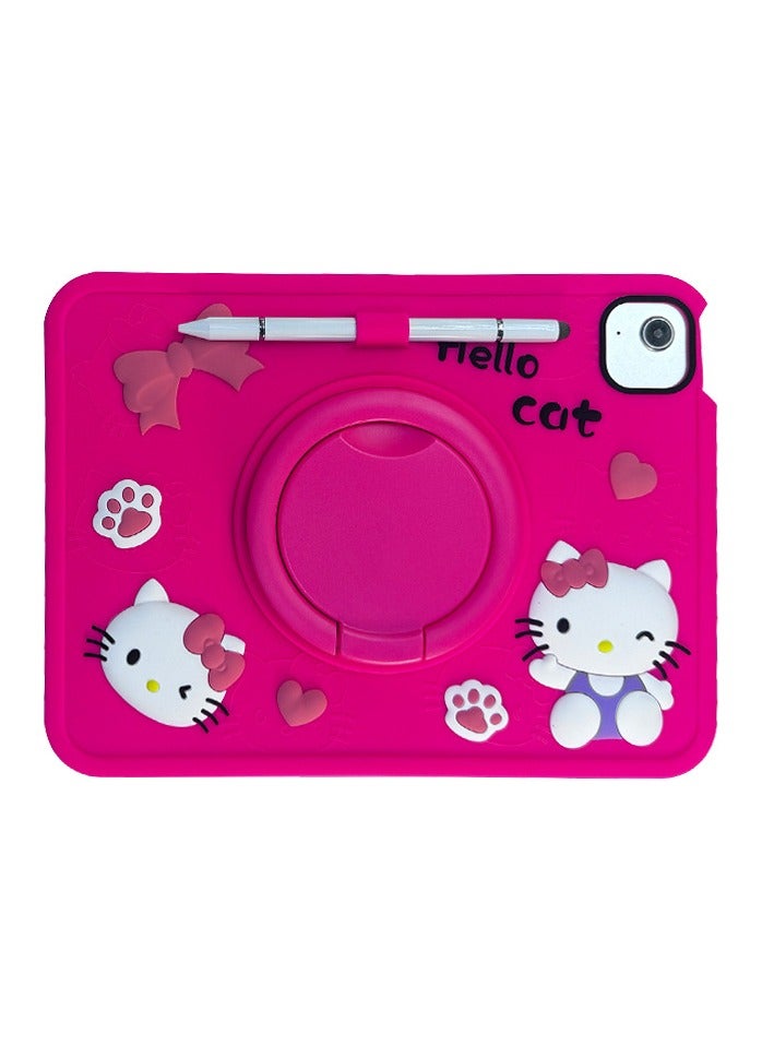 iP Air 11 (2024) Case – Smart cover with full protection and a stylish design, featuring a new grip and a cartoon character design in assorted colors.