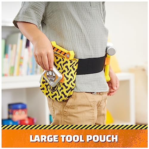 Rubble & Crew, Rubble’s Construction Tool Belt, with 6 Piece Kids Tool Set, Pretend Play Costume with Kids Toys for Ages 3 and Up - Image 5