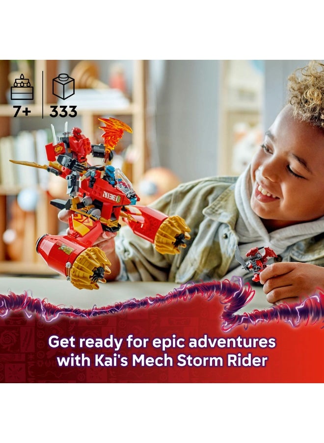 LEGO NINJAGO® Kai’s Mech Storm Rider Combo Ninja Toy 71830 (333) Pieces  - Image 3
