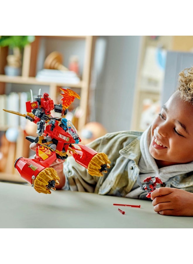 LEGO NINJAGO® Kai’s Mech Storm Rider Combo Ninja Toy 71830 (333) Pieces  - Image 3