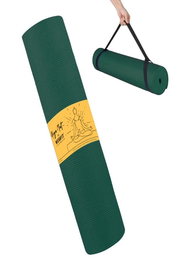WErFIT Yoga Mat for Man with Carry Strap | 4.5 mm Thick Gym Mats Anti-Slip, Eco-Friendly EVA Material | Exercise Mat for Boys and Kids with Comfort & Grip for Yoga, Pilates, Home, Gym Workouts - Image 1