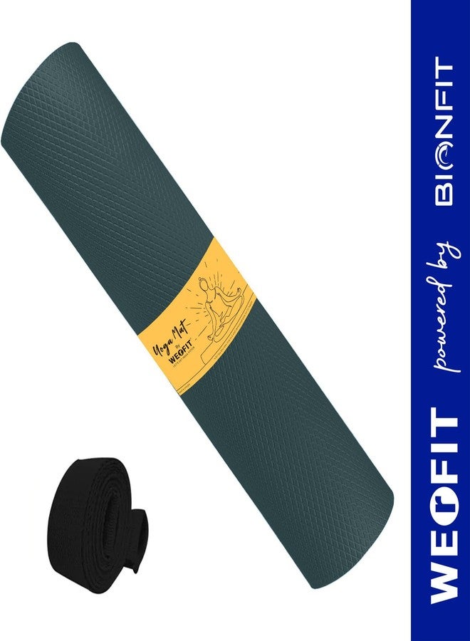 WErFIT Yoga Mat for Man with Carry Strap | 4.5 mm Thick Gym Mats Anti-Slip, Eco-Friendly EVA Material | Exercise Mat for Boys and Kids with Comfort & Grip for Yoga, Pilates, Home, Gym Workouts - Image 2