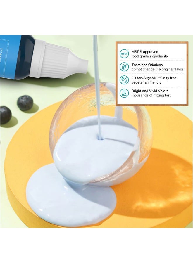 Colaele Food Coloring Set - 12 Color Food Grade Vibrant Food Dye - Image 4