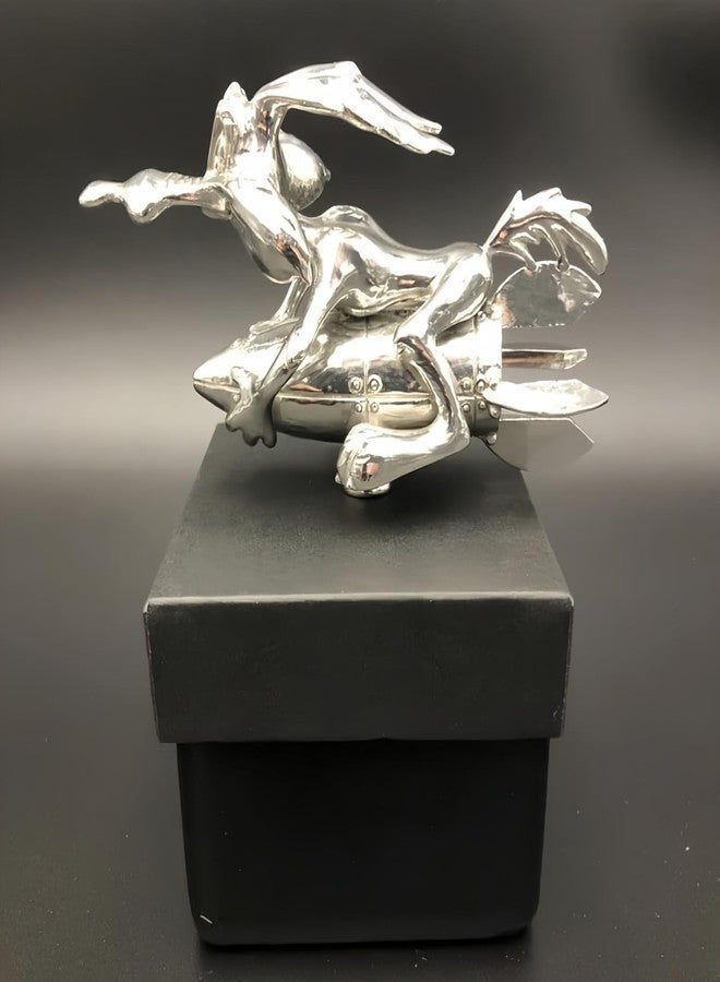 BEMKWG Coyote Trucks Hood Ornament Cartoon Vintage Car Ornaments Inspired by The Classic Animation Metal Rocket Hood Decoration Suitable for All Types of Cars Bonnet Motorcycles Styling - Image 5