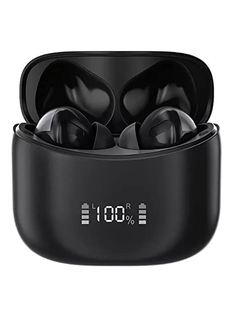 True Wireless Earbuds Noise Cancellation Bluetooth 5 1 Ipx7 Waterproof Big Bass Earphones Crystal Clear Sound In-Ear Dual-Mic Touch Control Headphones Led Power Display Screen