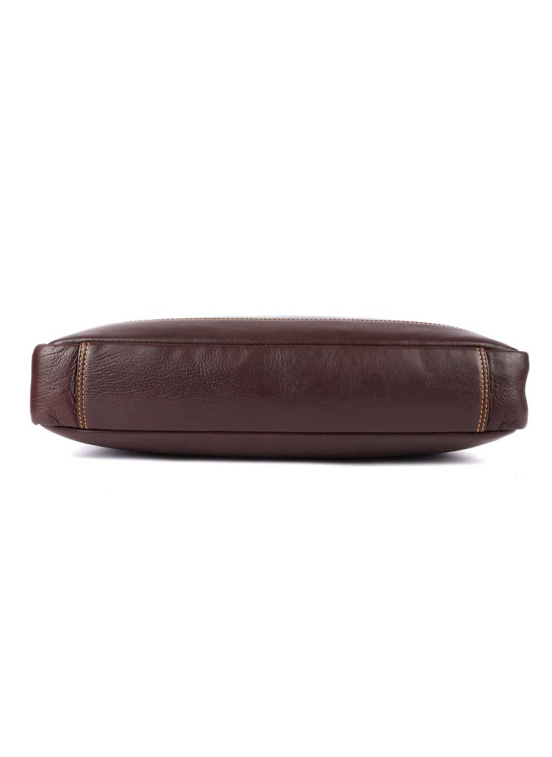 LAVERI LEATHER LAVERI Laptop Bag for Men - Leather Messenger Bag for Office - Fits up to 15 Inch Laptop - Shoulder Bag with Multiple Compartments - Executive Leather Bag for Work/Travel/Casual  - 2815  - Image 4