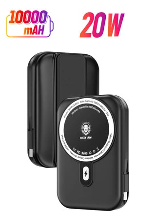 Black- Grip/10000mAh/Type-C Cable