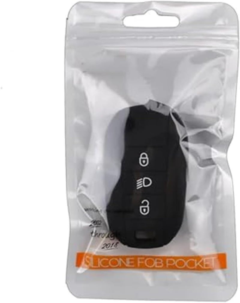 Wivplex Silicone Car Key Fob Cover for Citroen - Image 3