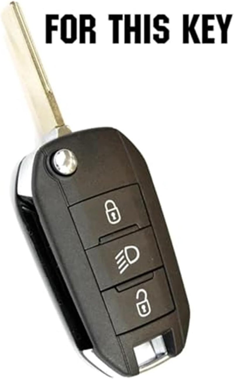 Wivplex Silicone Car Key Fob Cover for Citroen - Image 4