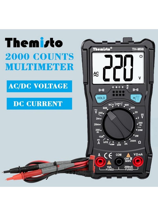 Themisto - Themisto TH-M98 Digital Multimeter (Black 2000 Counts) - Image 1