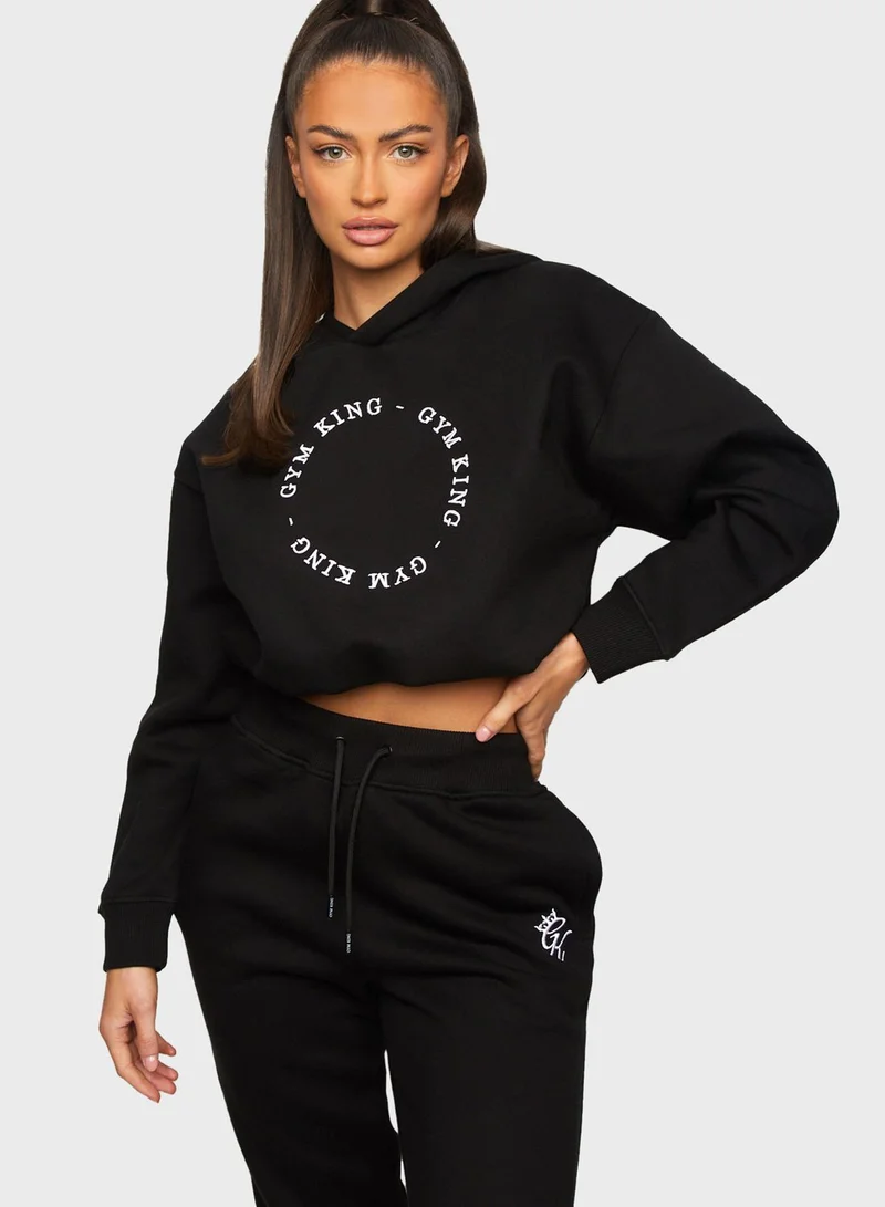 Gym King Drop Shoulder Hoodie