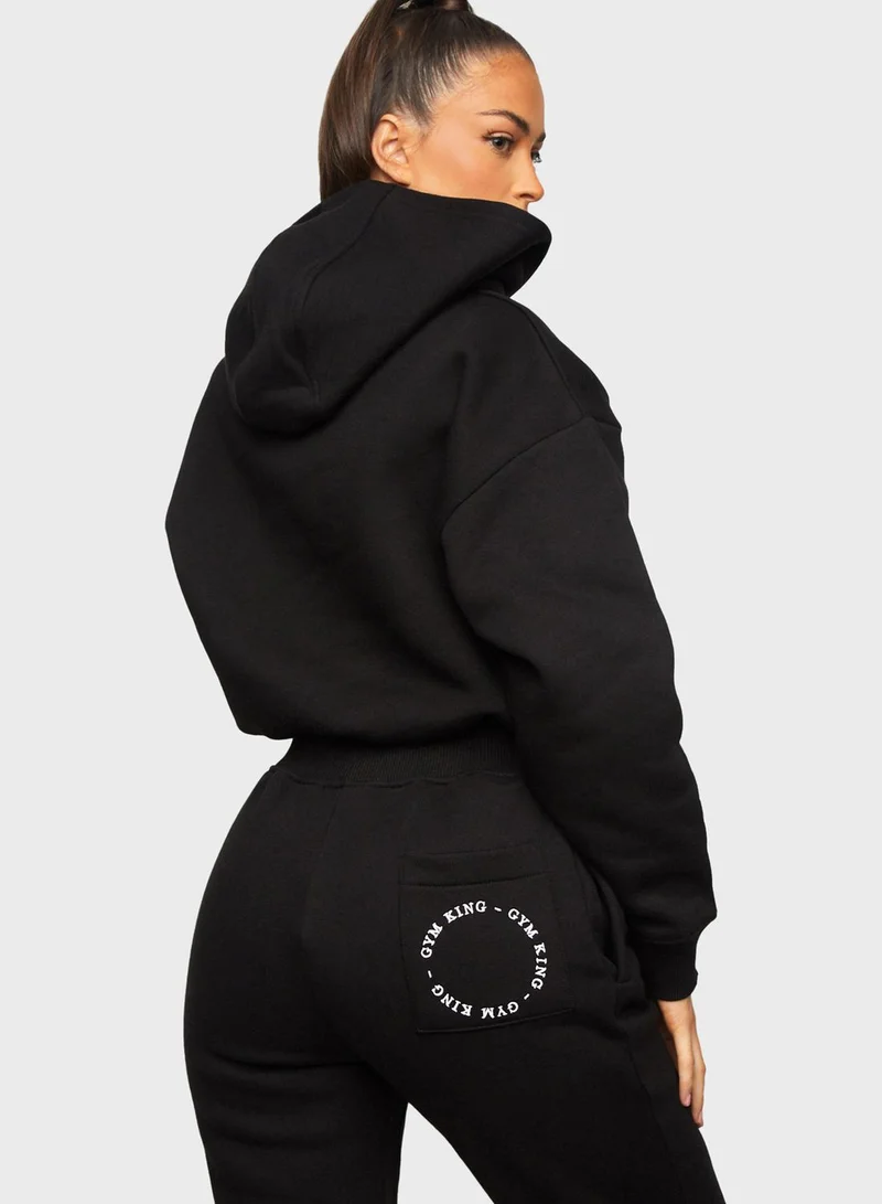 Gym King Drop Shoulder Hoodie