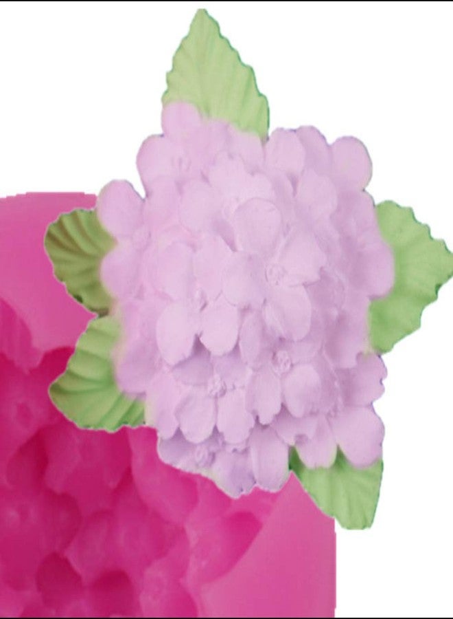 Seedomes 1pc Flower Hydrangea Chrysanthemum Silicone Mold for DIY Fondant Mold Handmade Chocolate Pudding Cupcake Cake Topper Decoration Gum Paste Ice Cube Desserts Candy Jelly Shots Crystal Soap Mould - Image 3