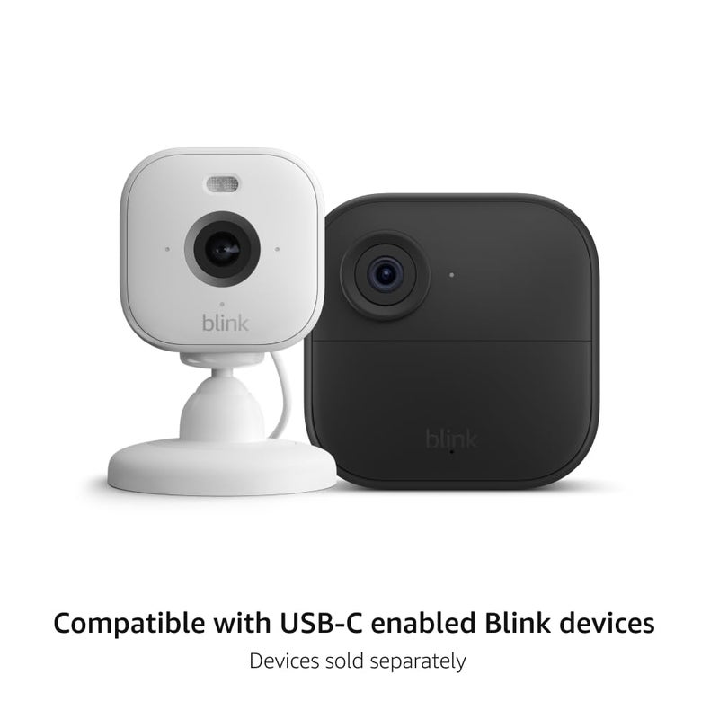 Blink Weather Resistant 13ft Power Adapter for Blink Mini 2 and Blink Outdoor 4 (White) - Image 2